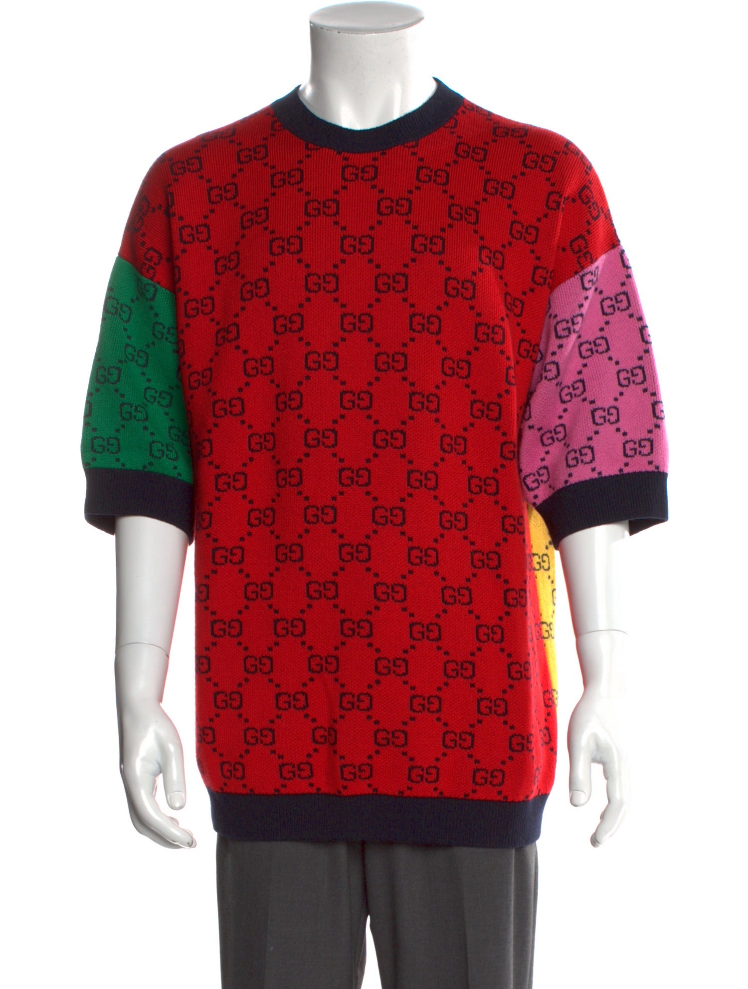 Gucci GG Logo Crew Neck Pullover