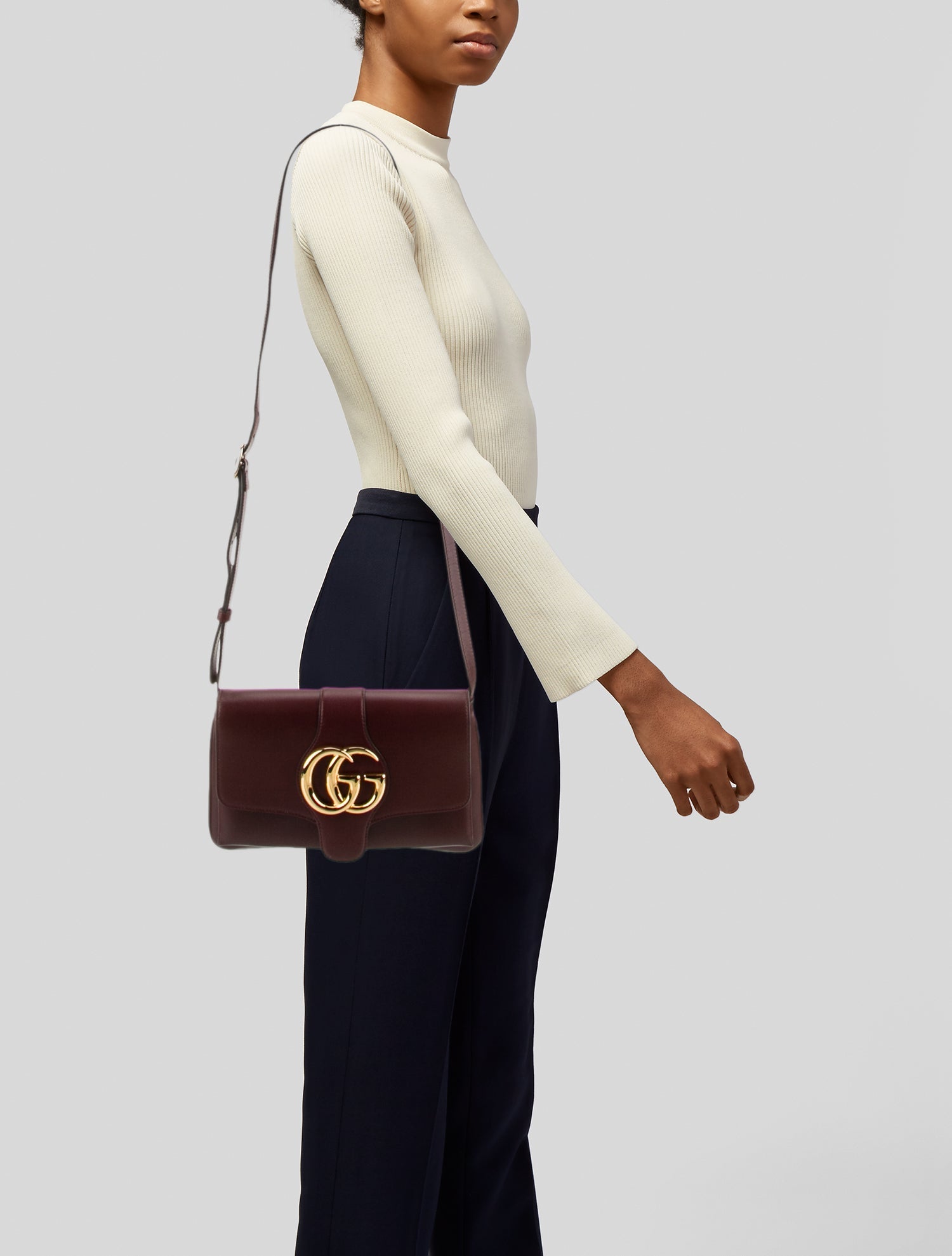Gucci GG GG Marmont Ali Leather 2 Way Shoulder Bag