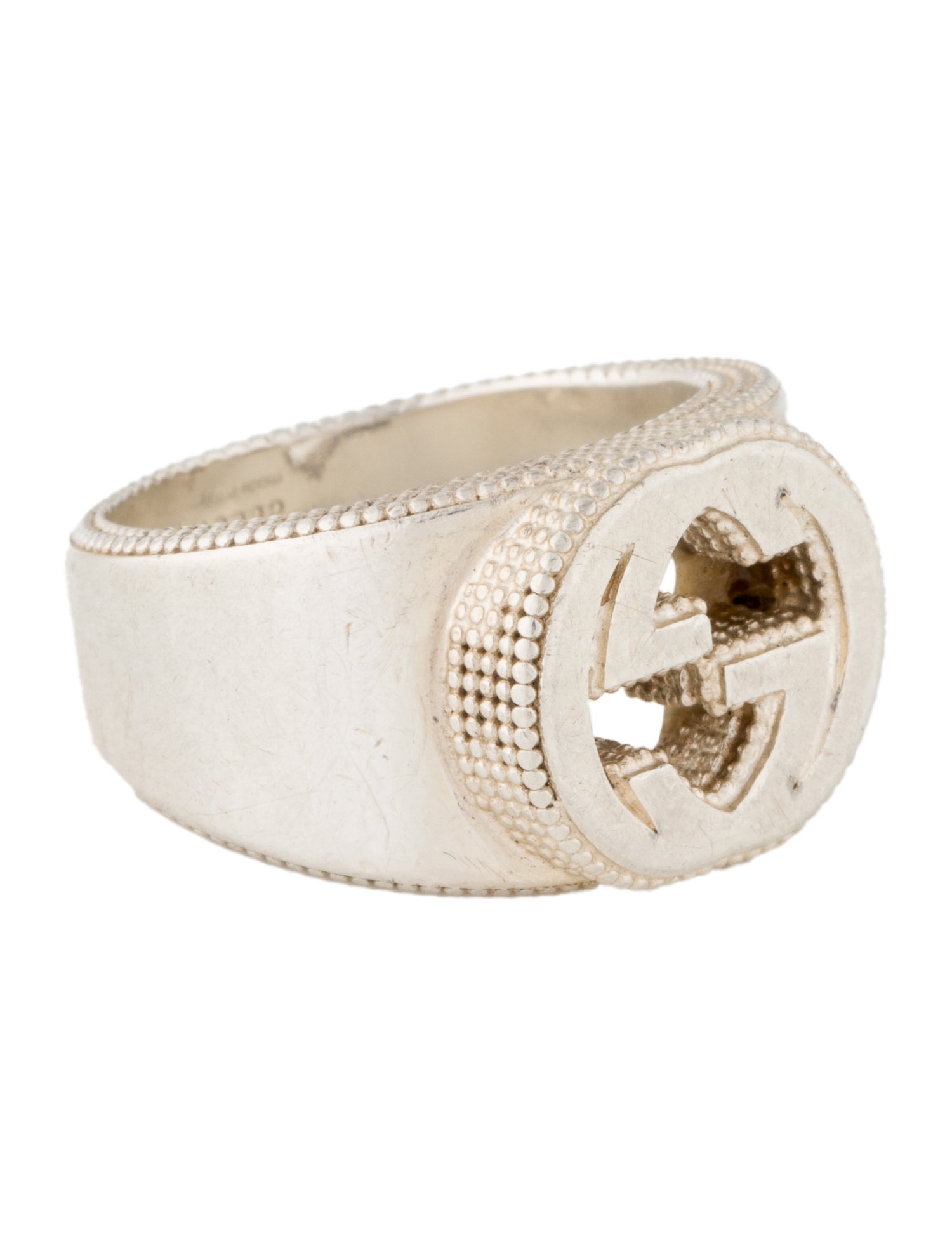 Gucci Interlocking G Band Ring