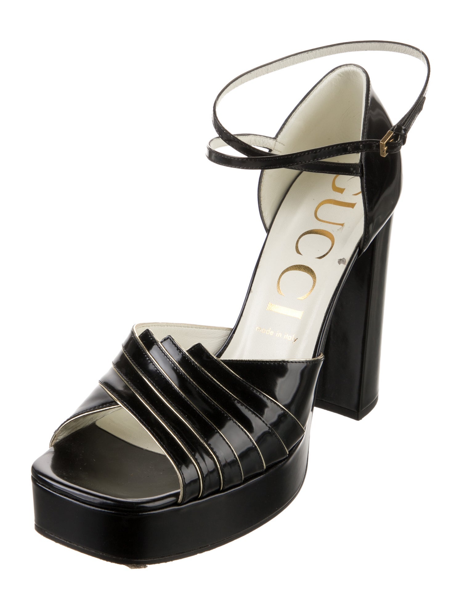 Gucci Leather D'Orsay Pumps
