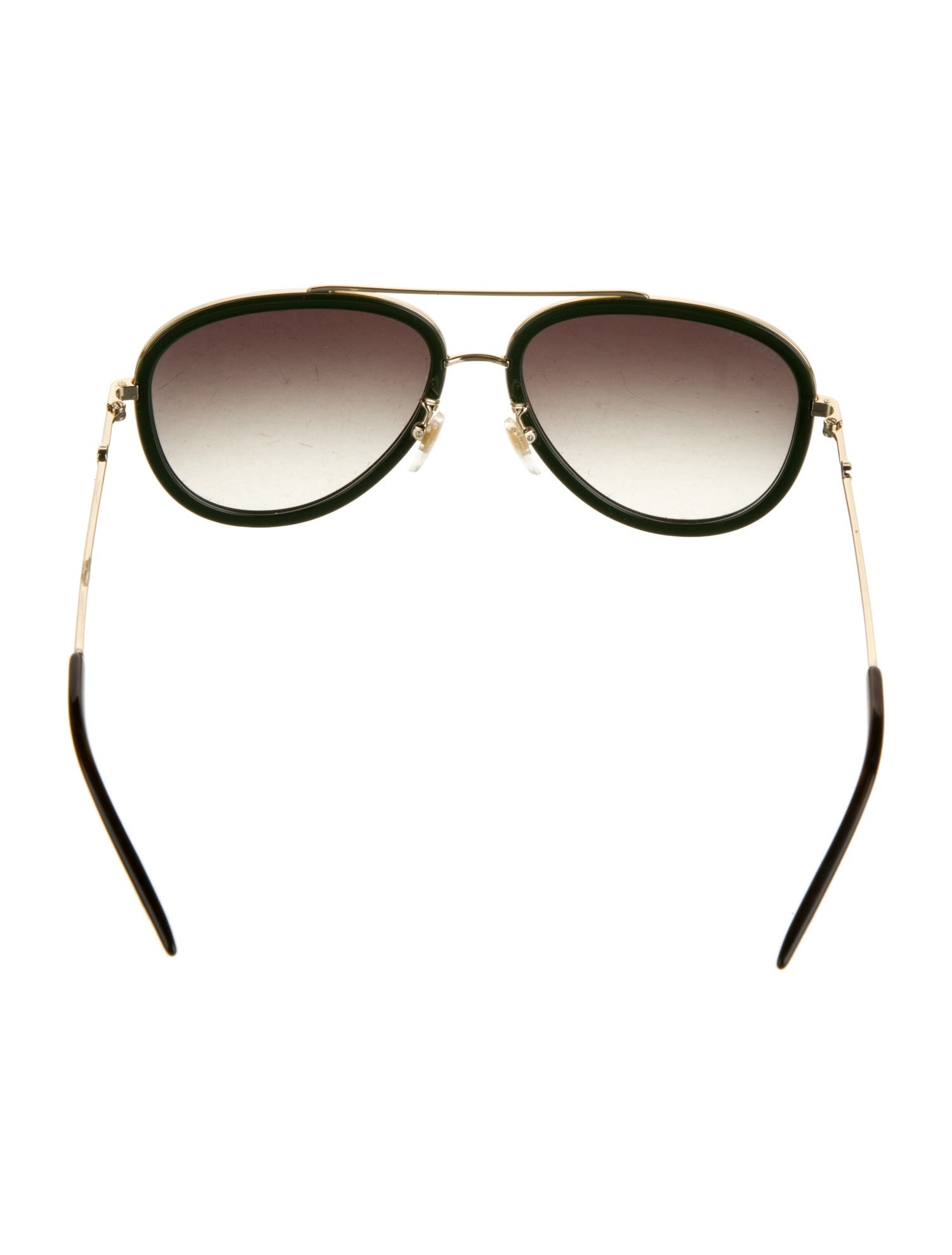 Gucci Web Accent Aviator Sunglasses