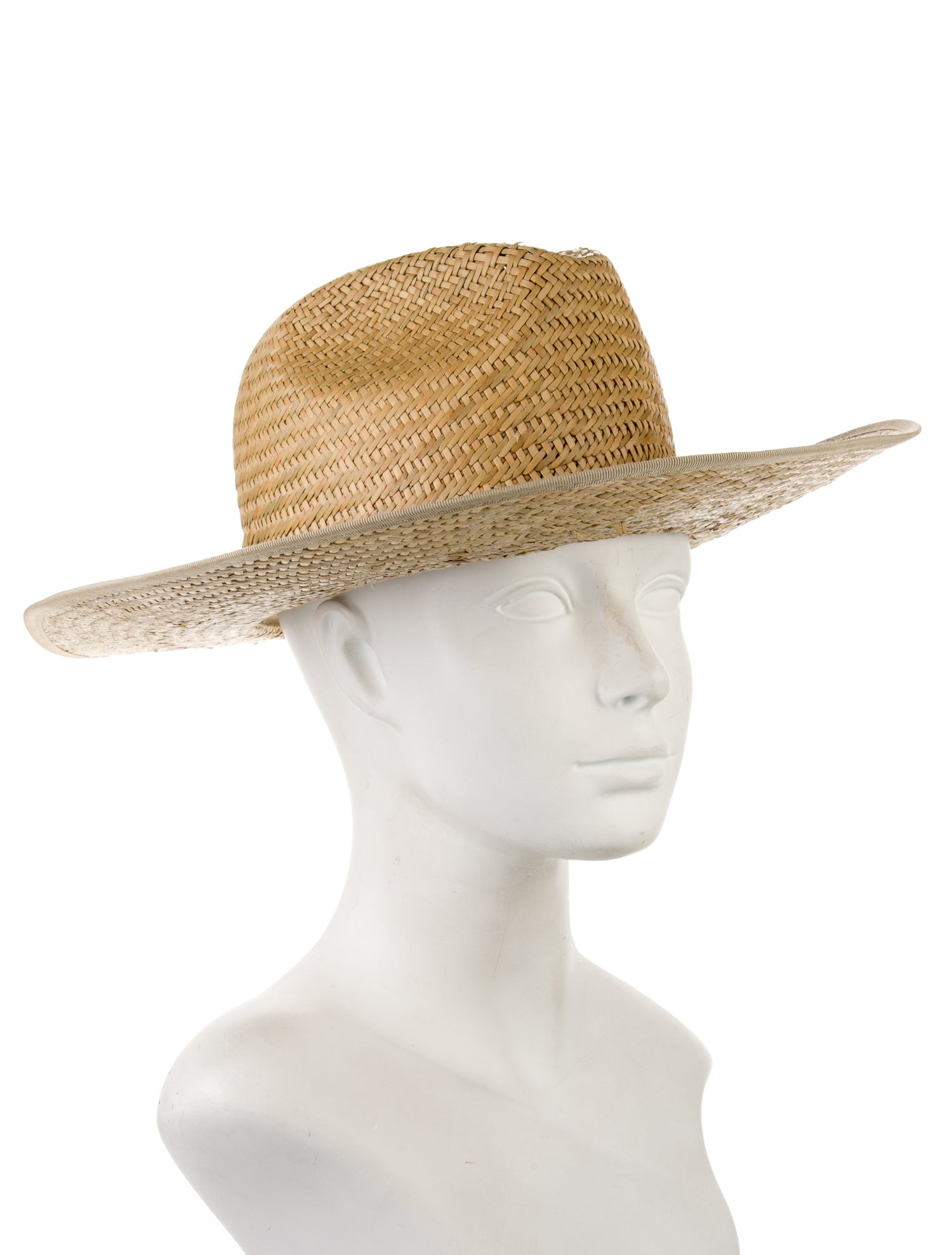 Gucci Straw Woven Wide Brim Sun Hat
