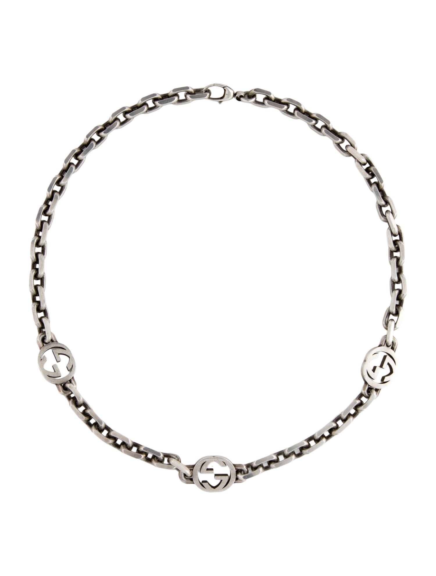 Gucci Interlocking G Link Chain Necklace
