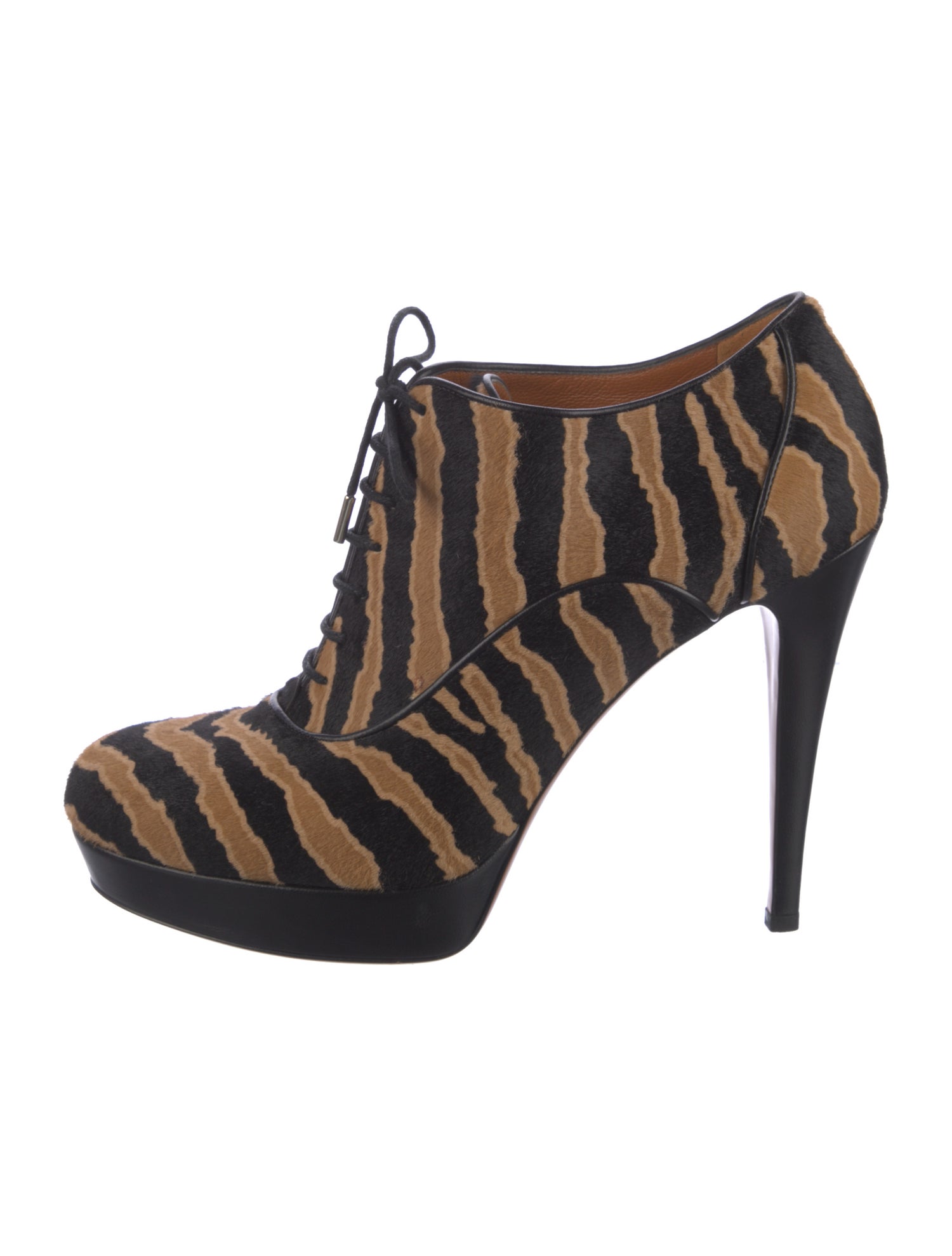 Gucci Ponyhair Animal Print Pumps