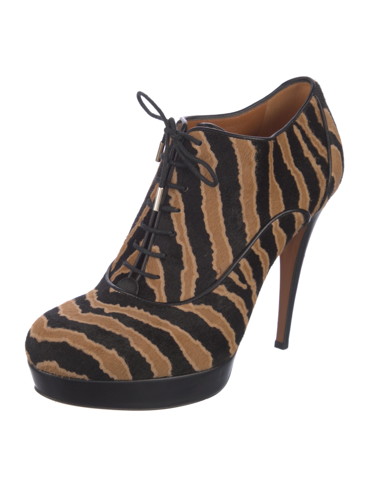 Gucci Ponyhair Animal Print Pumps