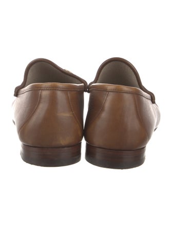 Gucci Horsebit Accent Leather Dress Loafers