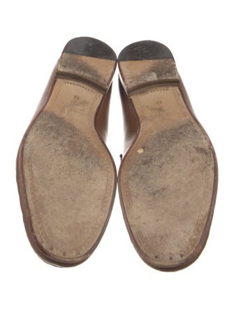 Gucci Horsebit Accent Leather Dress Loafers