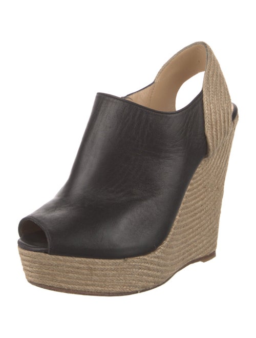 Gucci Leather Colorblock Pattern Mules