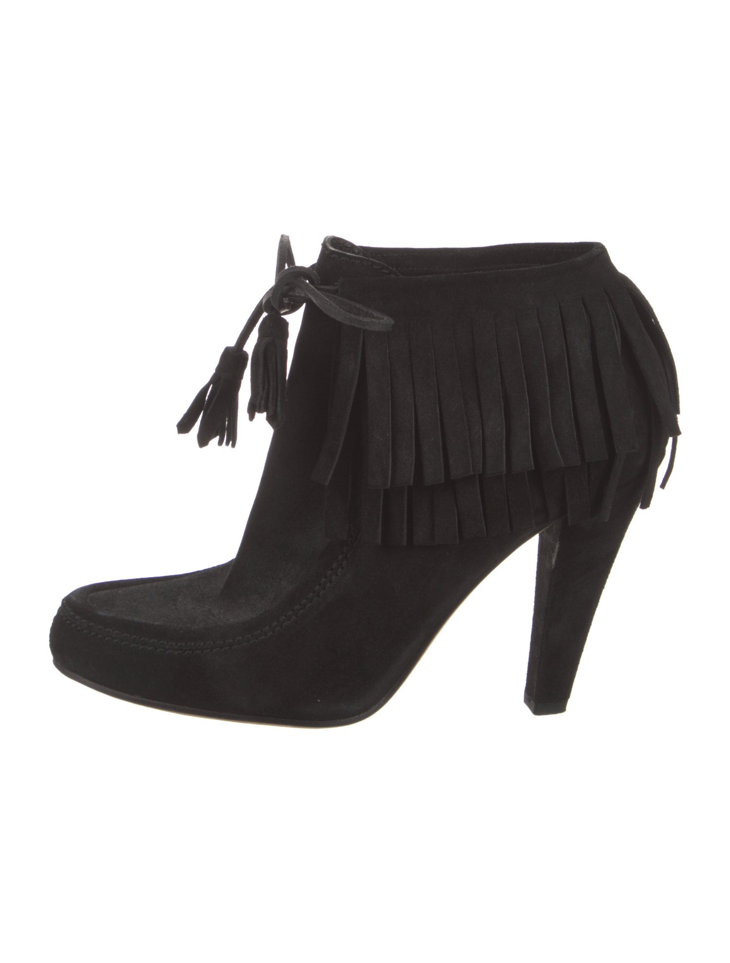 Gucci Fringe Suede Boots