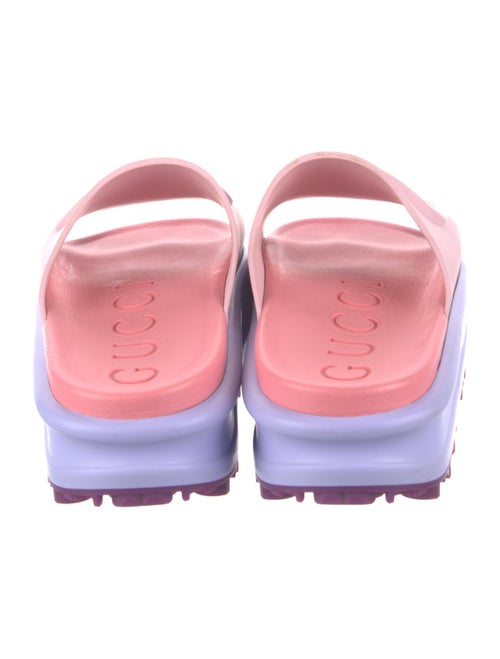 Gucci Interlocking G Logo Rubber Slides