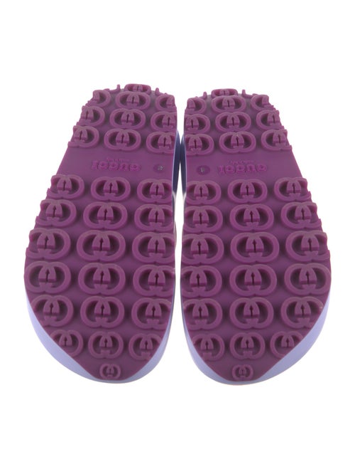 Gucci Interlocking G Logo Rubber Slides