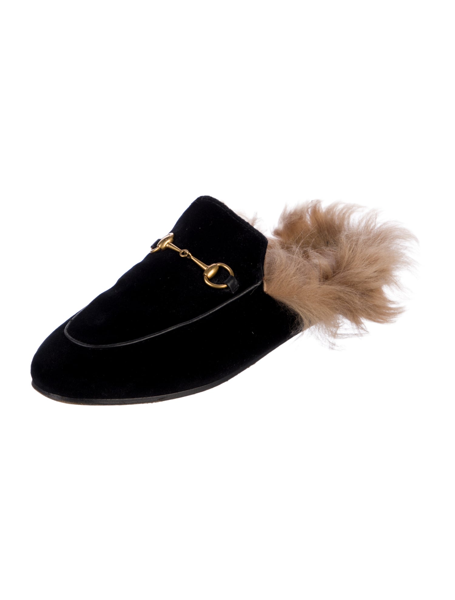 Gucci Princetown Horsebit Accent Mules