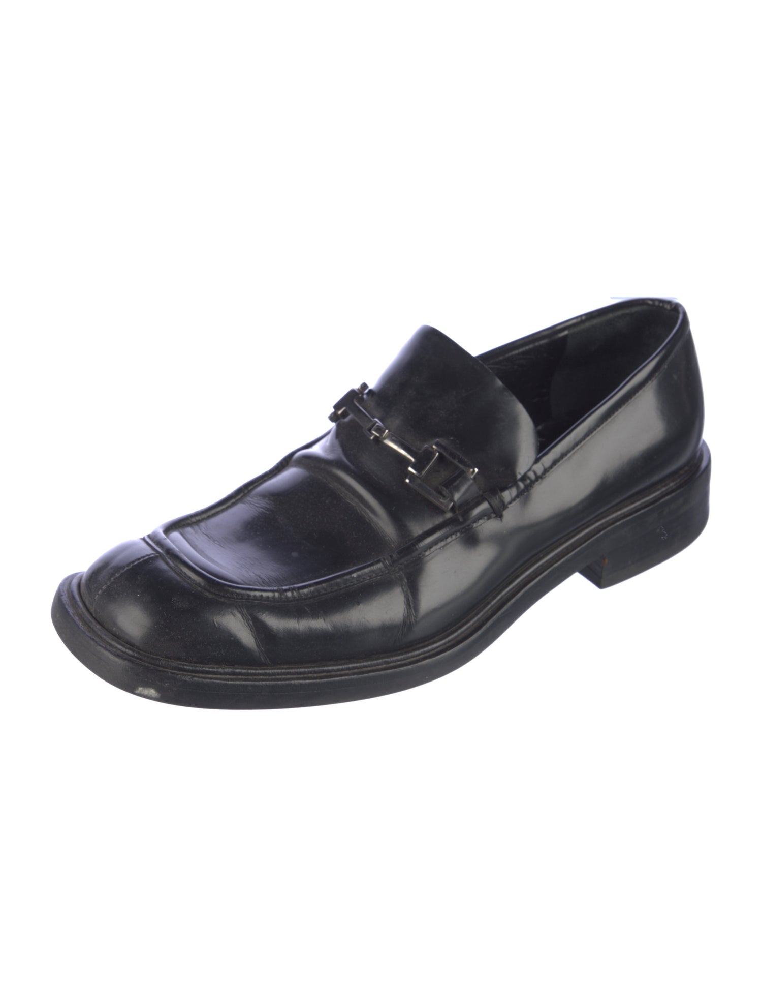 Gucci Vintage Horsebit Accent Loafers