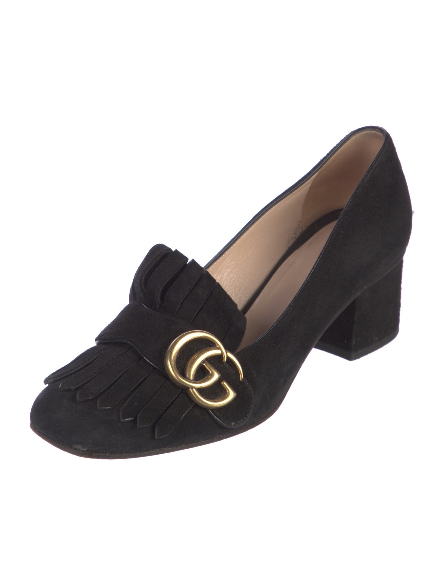 Gucci Marmont Running GG Logo Pumps