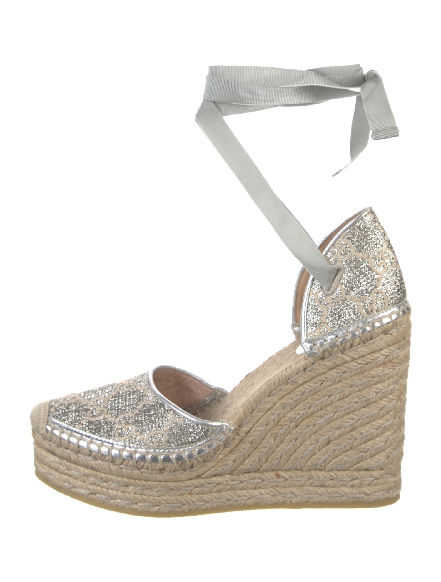 Gucci Whipstitch Trim Espadrilles