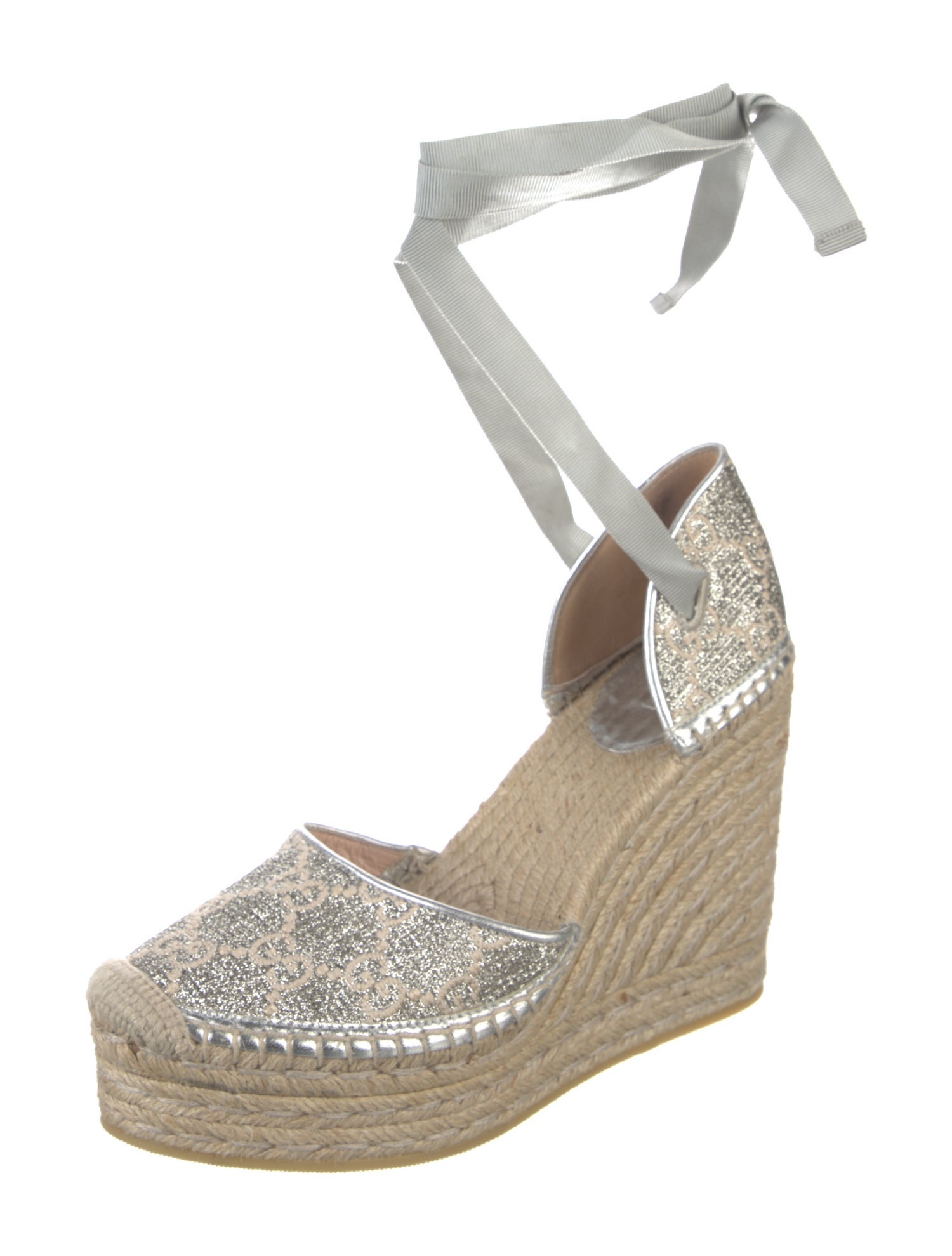 Gucci Whipstitch Trim Espadrilles