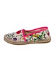 Gucci Flora Print Canvas Espadrilles