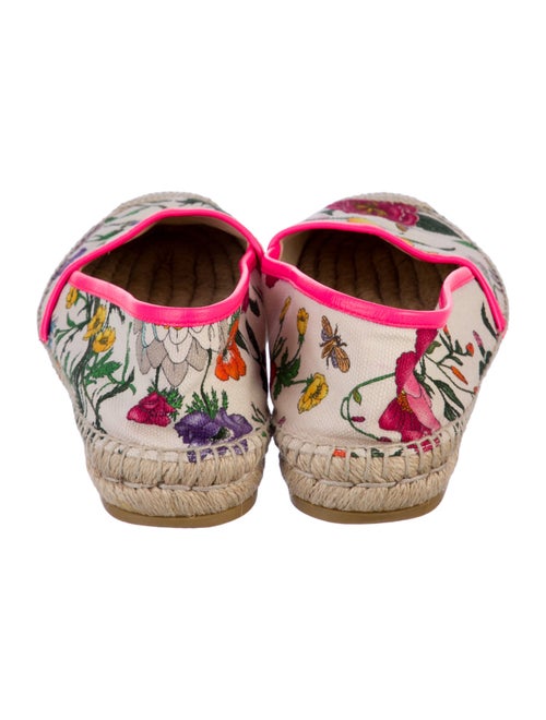 Gucci Flora Print Canvas Espadrilles
