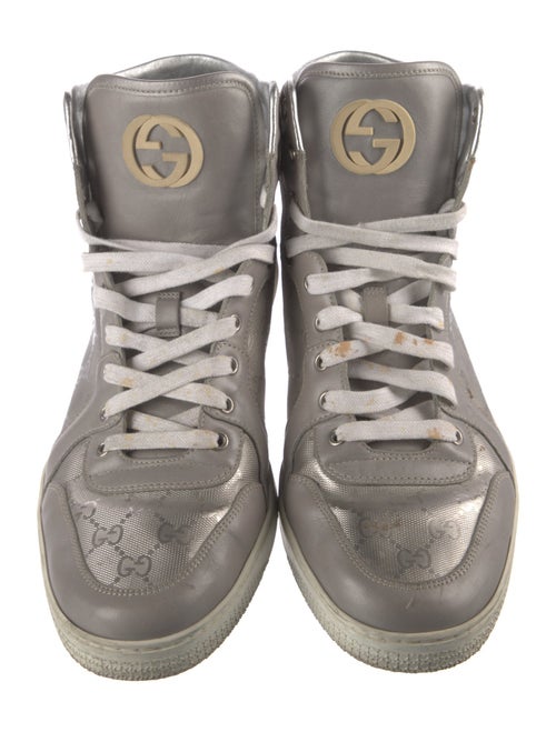 Gucci GG Imprimé Leather Sneakers