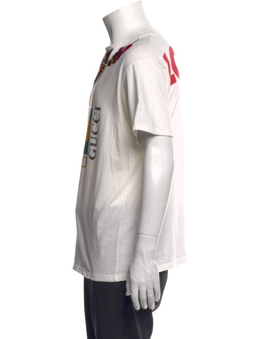 Gucci Graphic Print Crew Neck T-Shirt