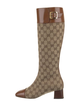 Gucci GG Canvas Canvas Rain Boots