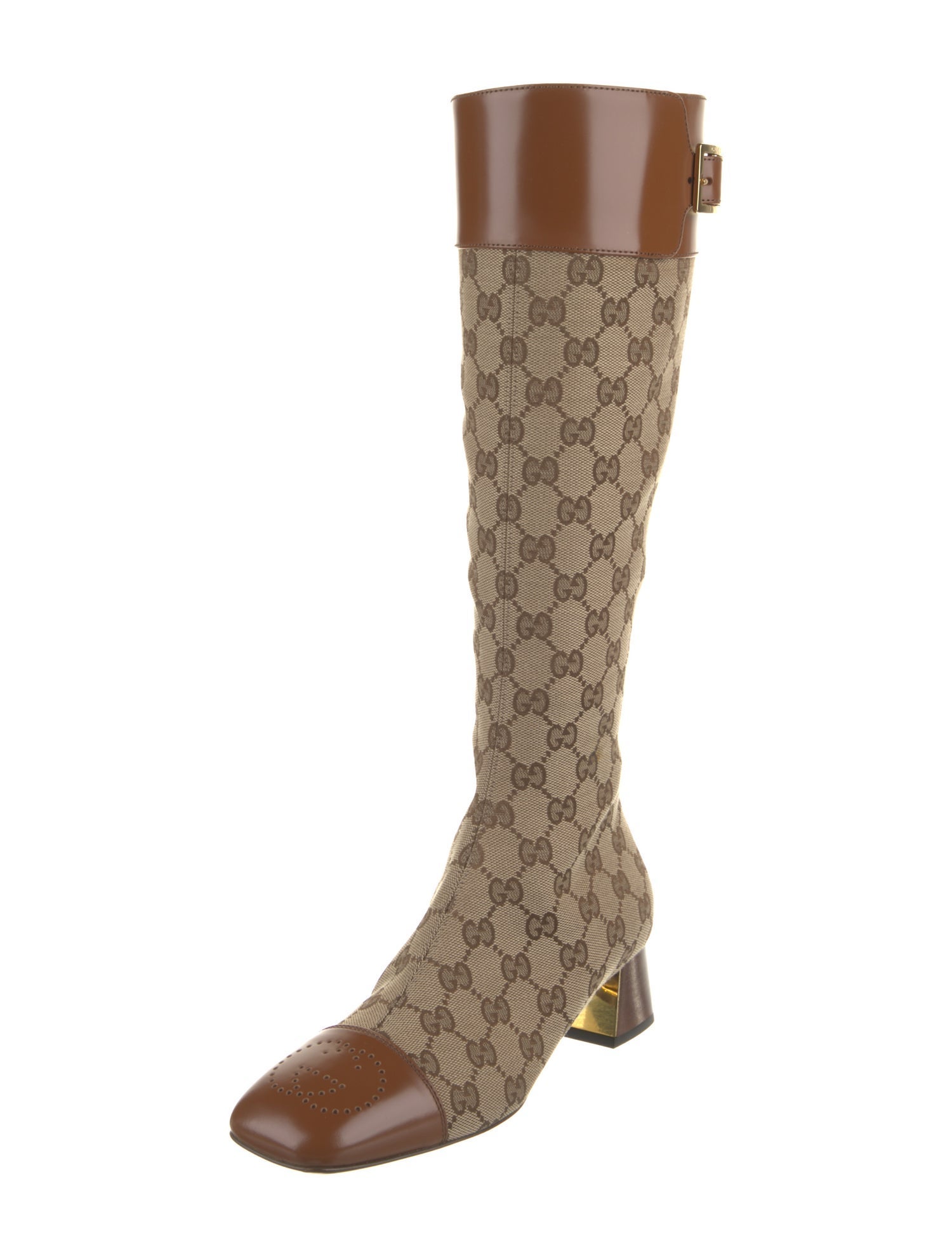 Gucci GG Canvas Canvas Rain Boots