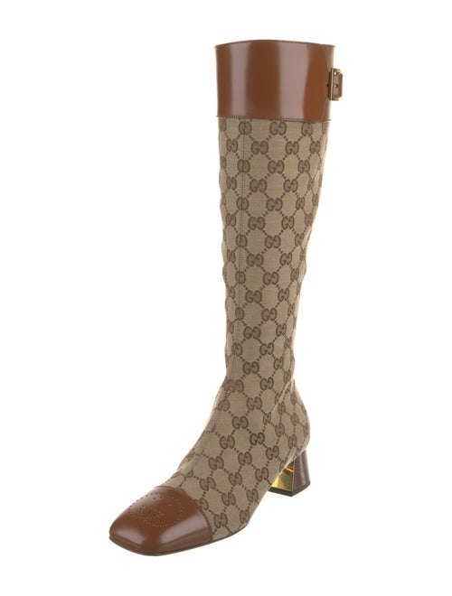 Gucci GG Canvas Canvas Rain Boots