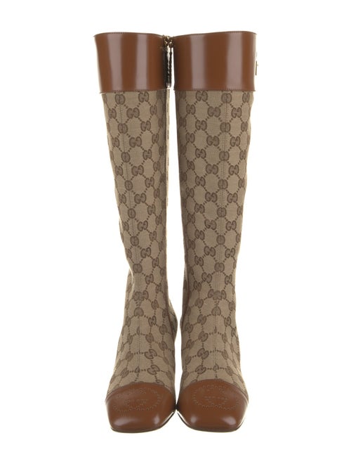 Gucci GG Canvas Canvas Rain Boots