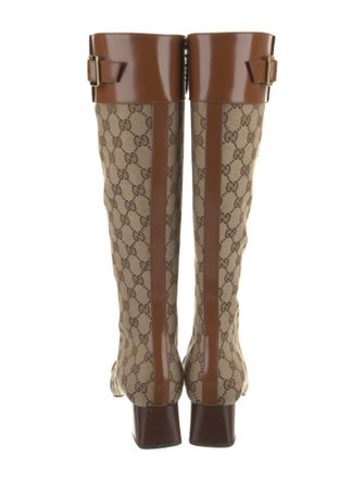 Gucci GG Canvas Canvas Rain Boots