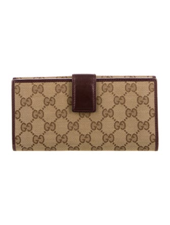 Gucci Lovely Heart GG Canvas Continental Wallet