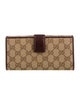 Gucci Lovely Heart GG Canvas Continental Wallet