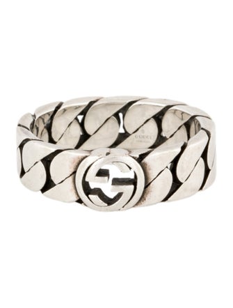 Gucci Interlocking G Chain Ring