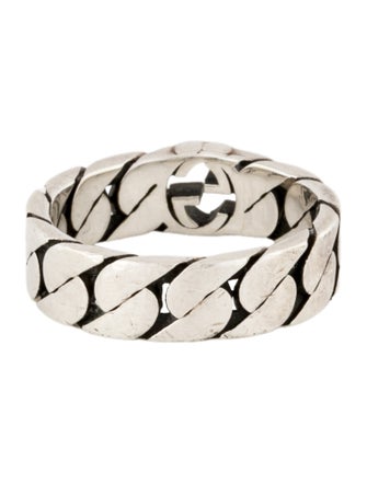 Gucci Interlocking G Chain Ring