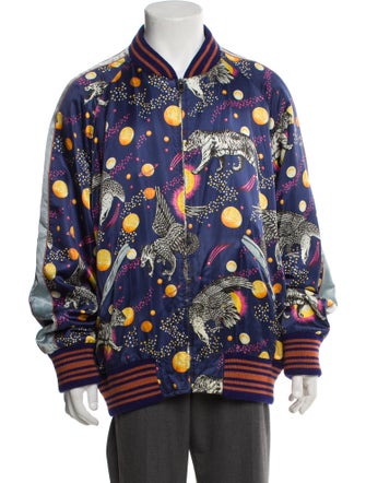 Gucci 2017 Printed Bomber Jacket