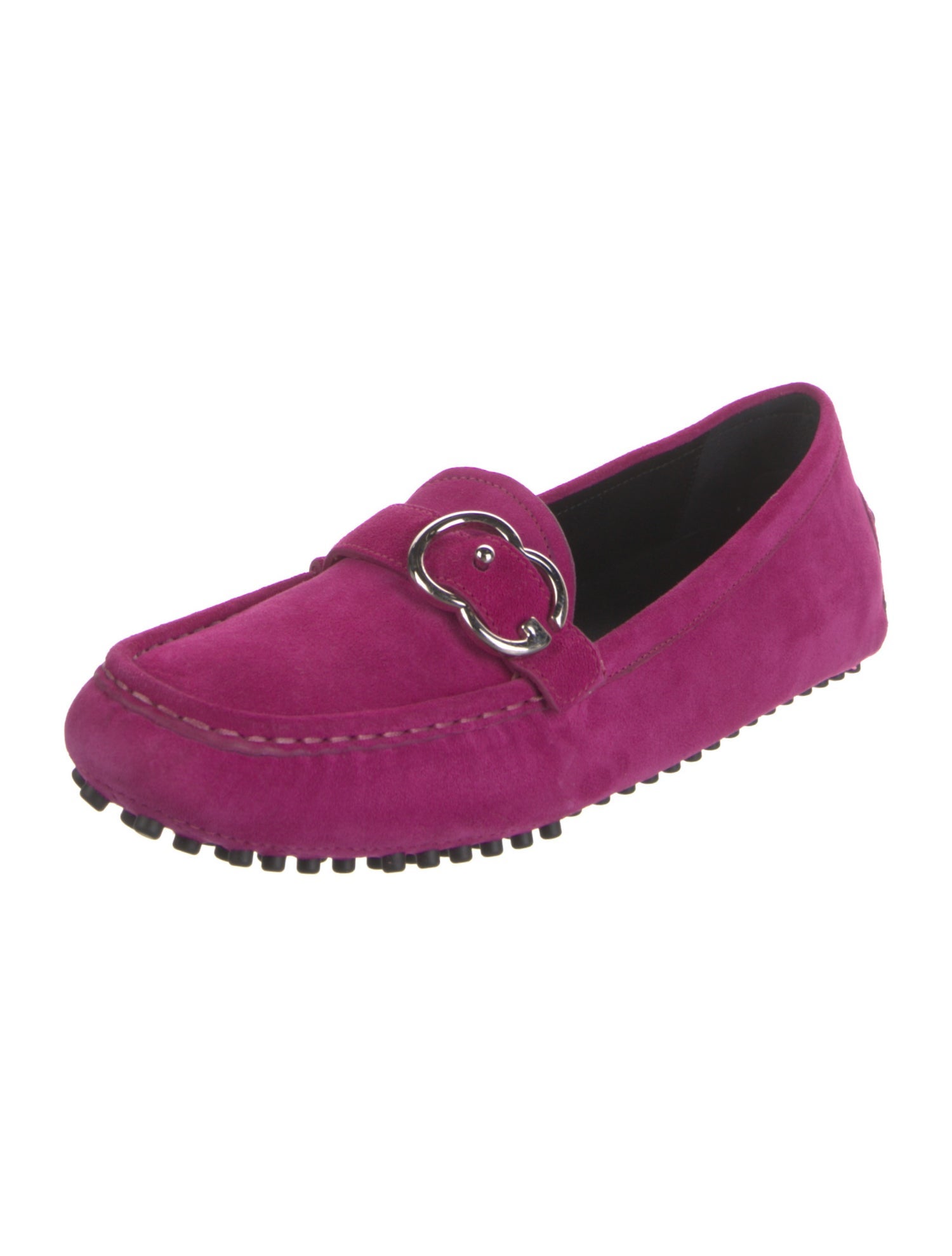 Gucci Running GG Logo Suede Loafers