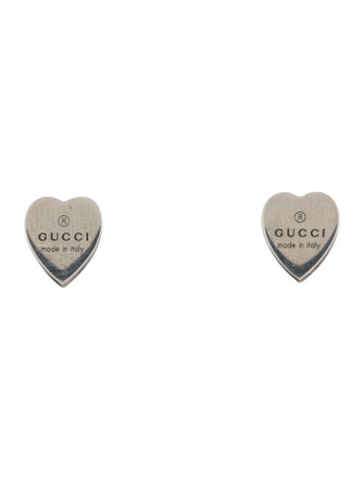 Gucci Trademark Heart Stud Earrings