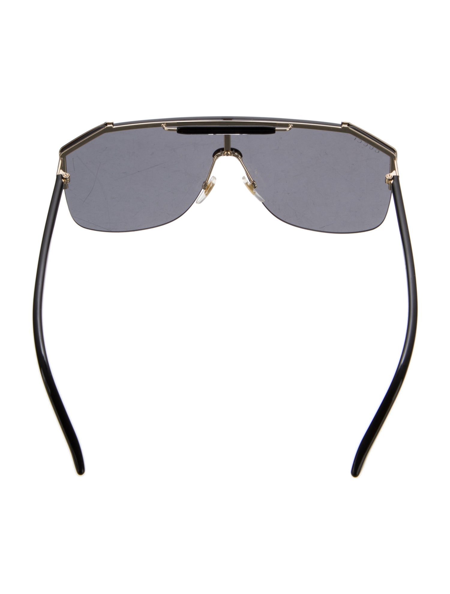 Gucci Web Accent Shield Sunglasses