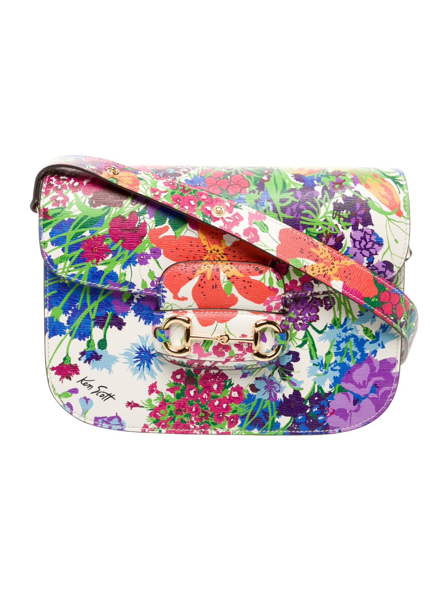 Gucci Leather Garden Horsebit 19 Small