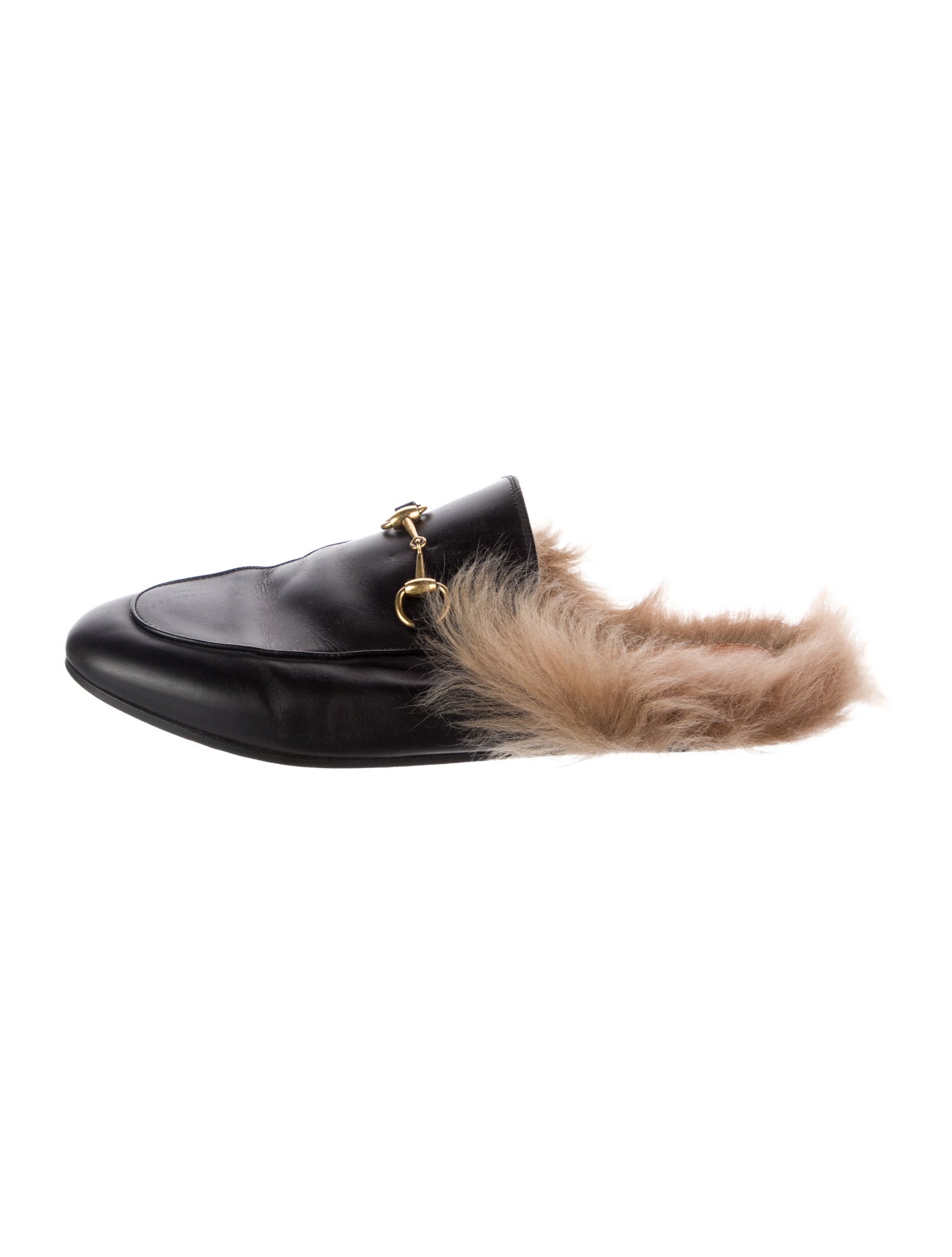 Gucci Princetown Leather Mules