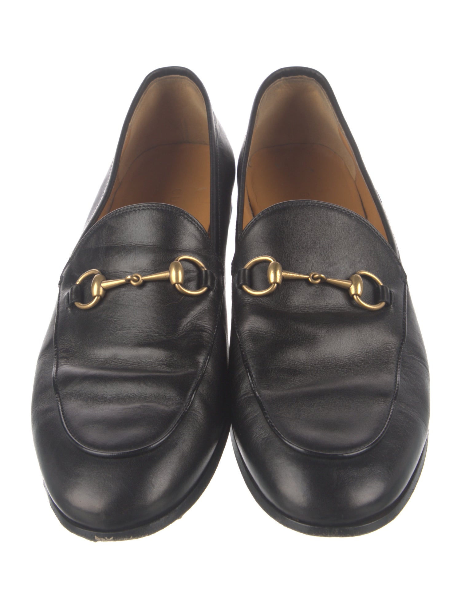 Gucci Horsebit Accent Leather Loafers