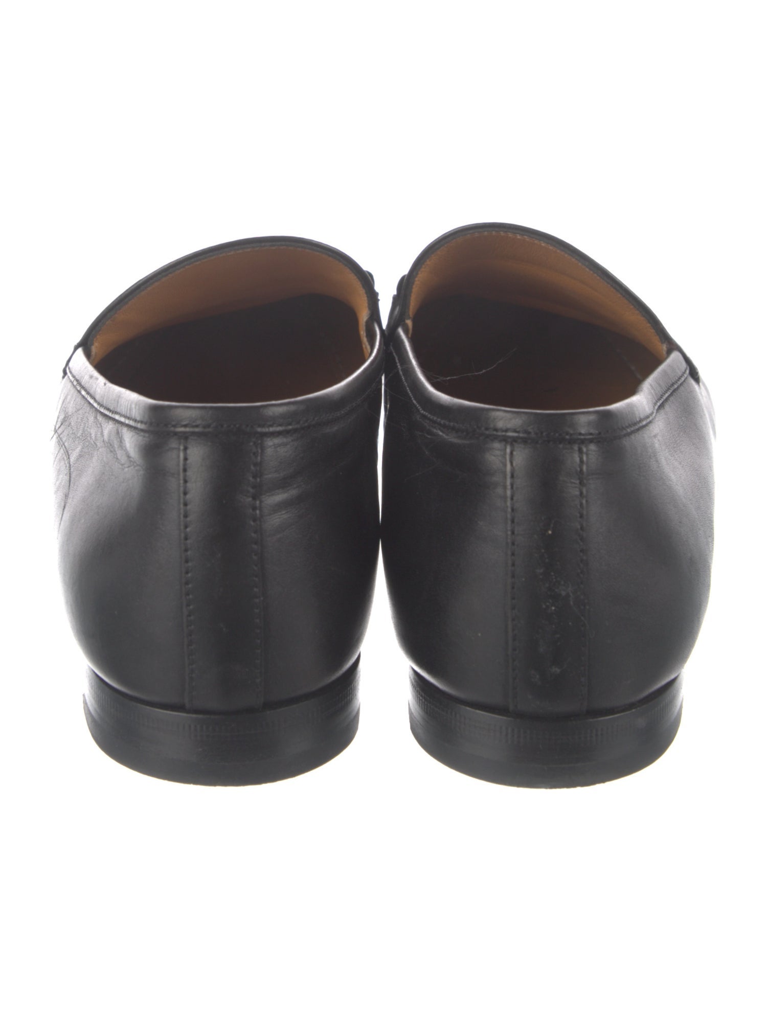 Gucci Horsebit Accent Leather Loafers