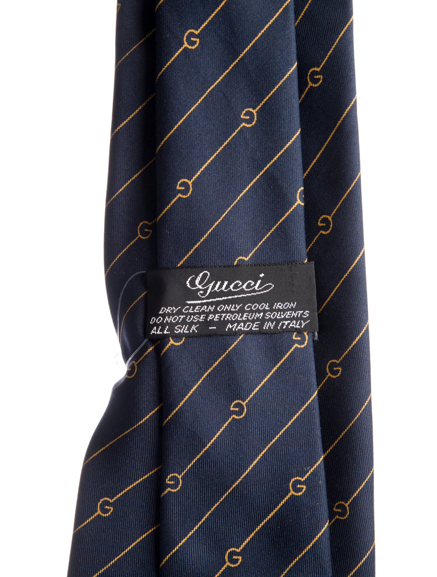 Gucci Silk Striped Tie Vintage
