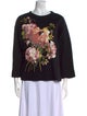 Gucci Floral Print Scoop Neck Sweatshirt