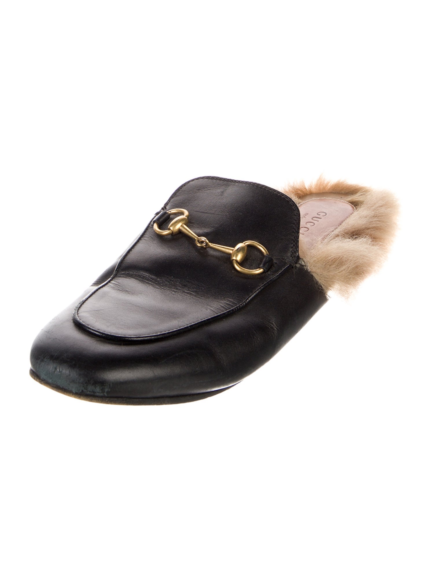 Gucci Princetown Horsebit Accent Mules