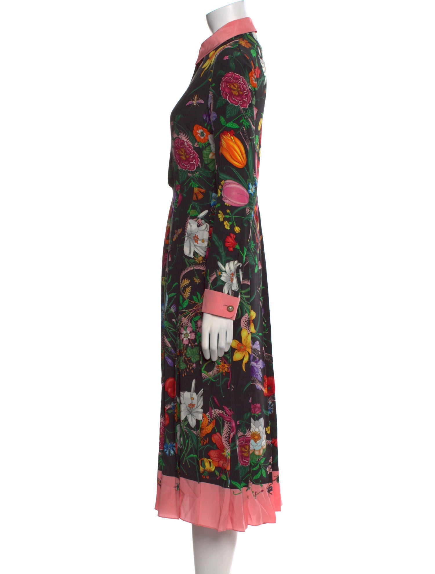 Gucci Silk Midi Length Dress
