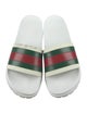 Gucci Web Accent Rubber Slides