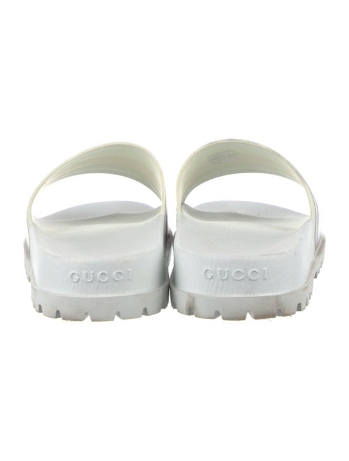 Gucci Web Accent Rubber Slides