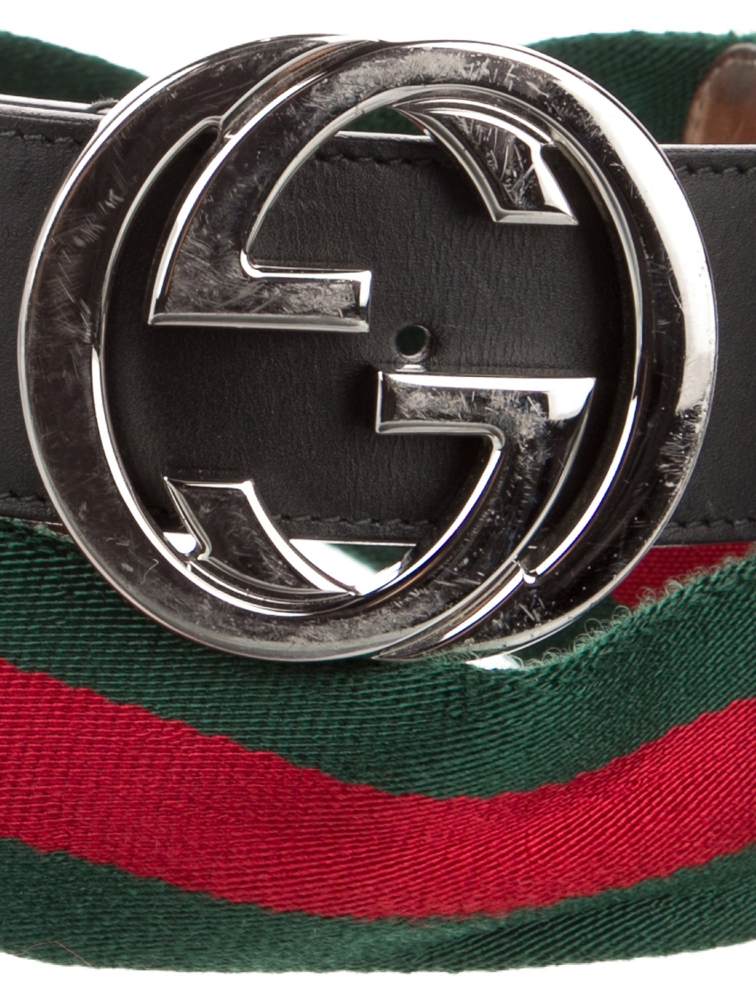 Gucci Web Accent Belt