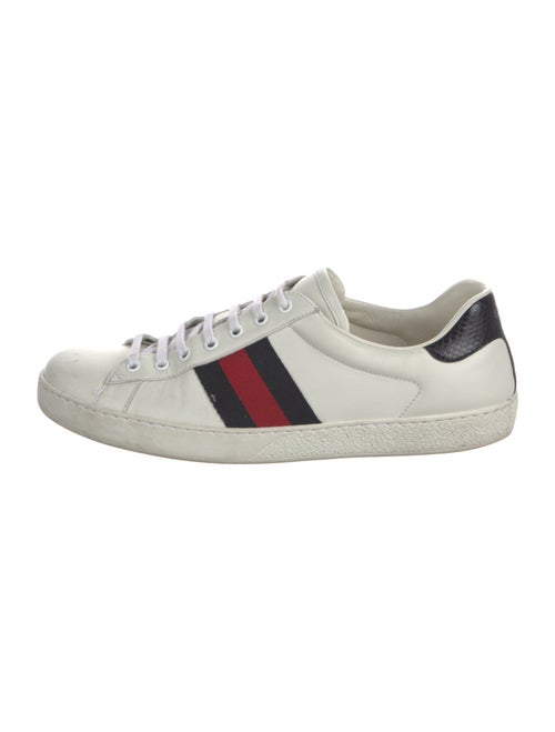 Gucci Sylvie Web Accent Leather Sneakers
