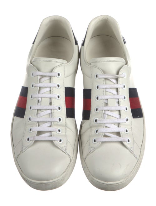 Gucci Sylvie Web Accent Leather Sneakers
